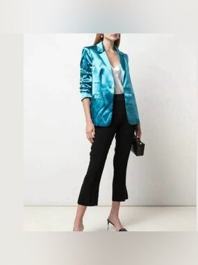 Cinq à Sept Satin Kylie Blazer